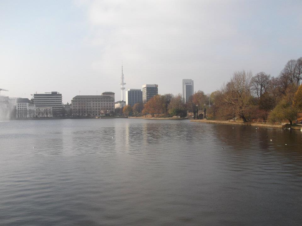The Alster Lake view