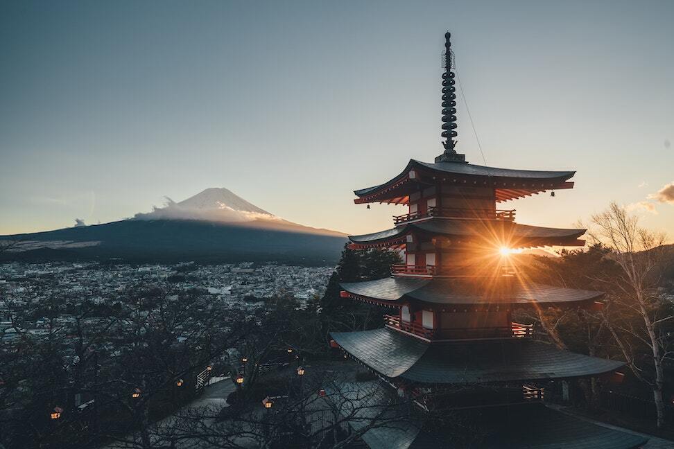 Japan temple